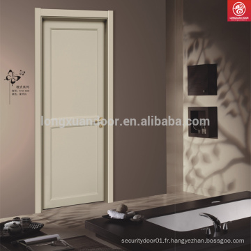 Design de porte en bois de salle de bain revêtue de PVC de qualité supérieure